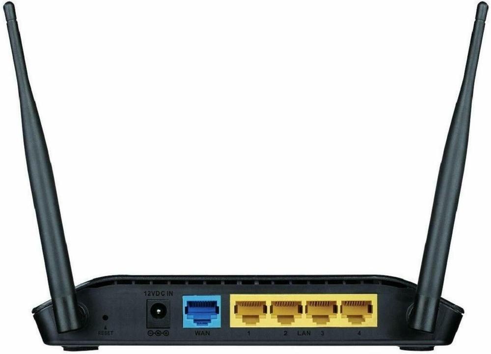 Router Inalámbrico N300 Con 4 Puertos LAN, Color Negro, DIR615 DLink